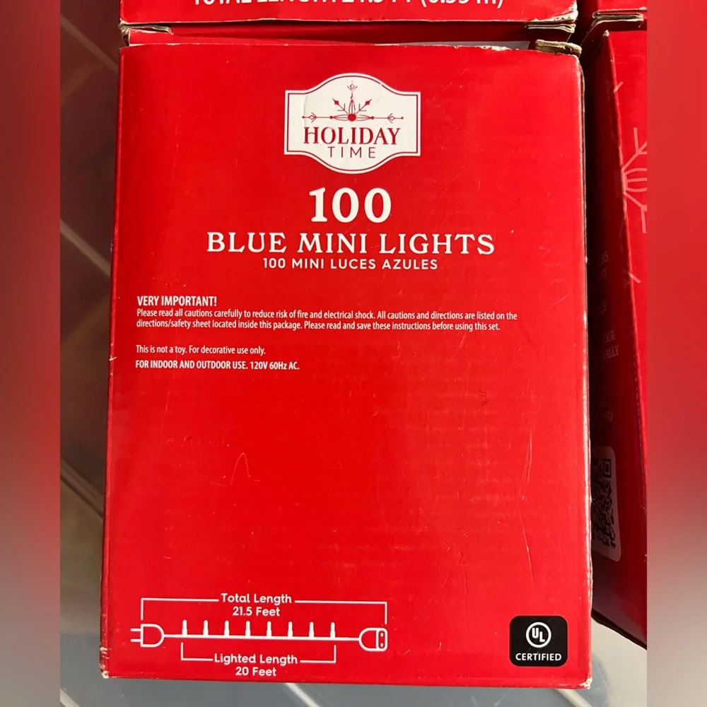 Blue Christmas decorations Indoors/outdoor